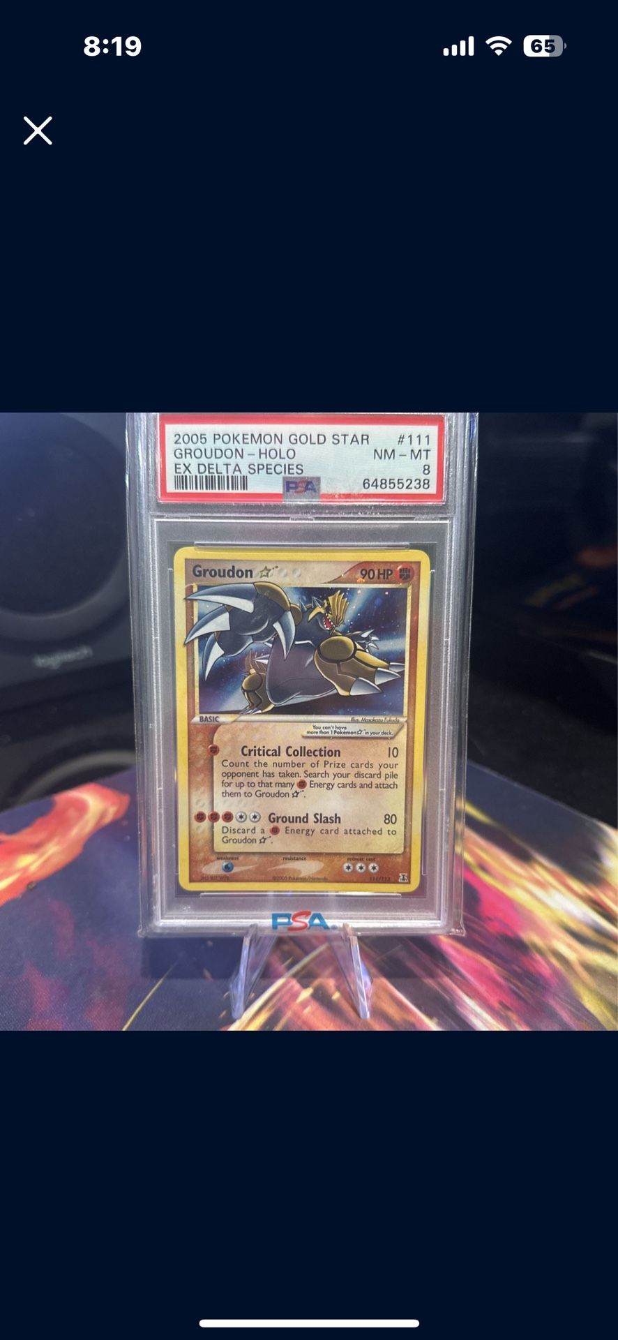Groudon Gold Star ⭐️