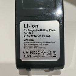 Dyson V6 Replacement D 61 Battery 