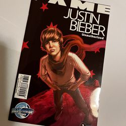 Justin Bieber, fame comic book