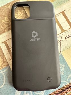 DESTEK Battery Case for iPhone 11, Real 4500mAh Ultra Slim Portable Charging Case Protective Rechargeable Charger Case. (6.1 inch/Black)