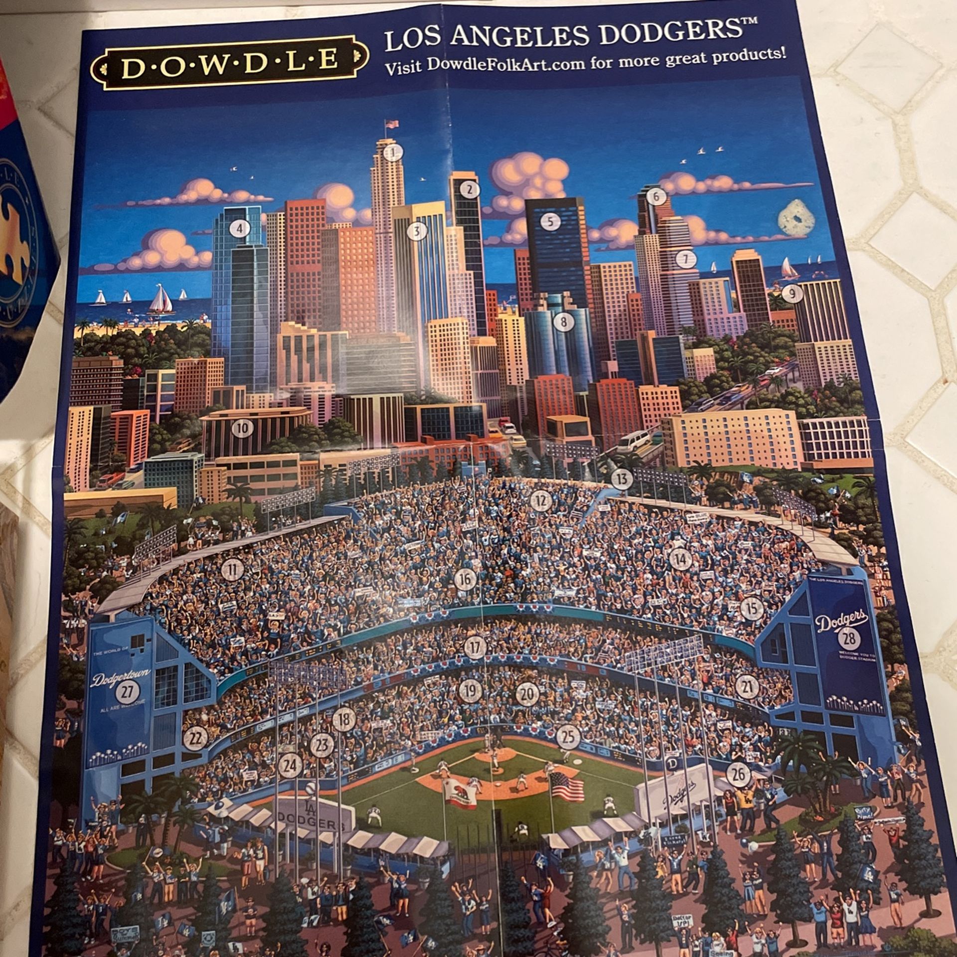 Los Angeles Dodgers Stadium Puzzle - 500 Piece