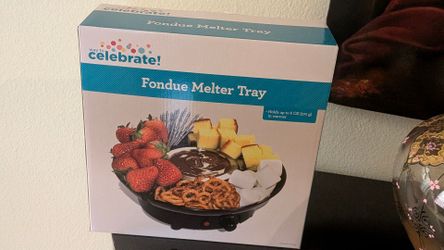 Fondue melted tray