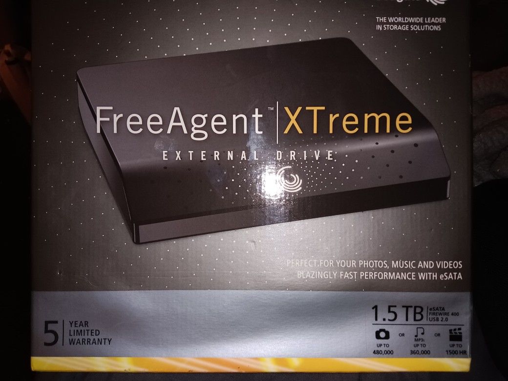 FreeAgent Xtreme 1.5TB External Hard Drive