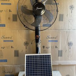 New Rechargeable Solar Fans! ☀️ With & Without Remote Control! 📱Delivery Available 