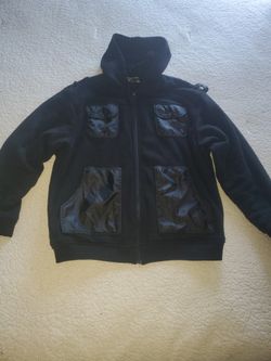 Courage Clothing Co. Men's Sz 5X Hoodie, Jacket Black