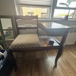 Antique telephone Table