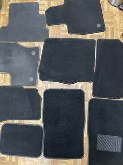 Black Floor Mat Mats Bundle