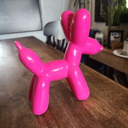 Pink Balloon Animal Statue