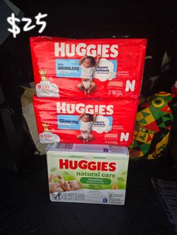 HUGGIES BRAND DIAPER BUNDLE