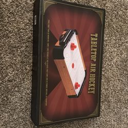 Table top air hockey game