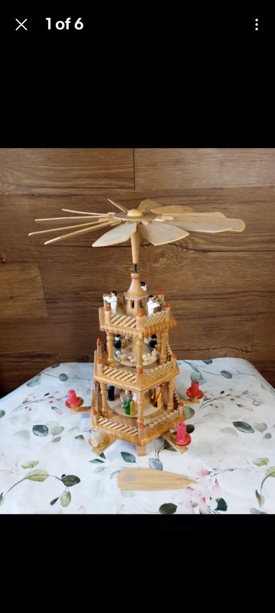 Windmill Carousel Christmas Around The World