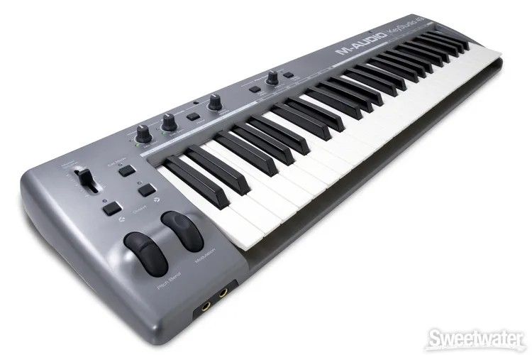 M-Audio Keystudio 49i Keyboard With Gator Cases Hard Keyboard Case