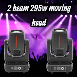 Pair 295 Watts Beam Moving Head Stage Light 