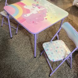 Children’s Table & 2 Chairs