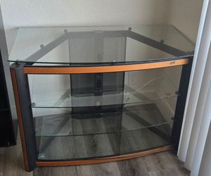 Bell'O ATC-2101 Tempered Glass TV Stand with Shelves (Early 2000s Model)