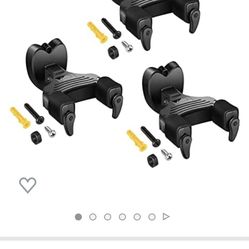 3 Guitar Locking Wall Mounts