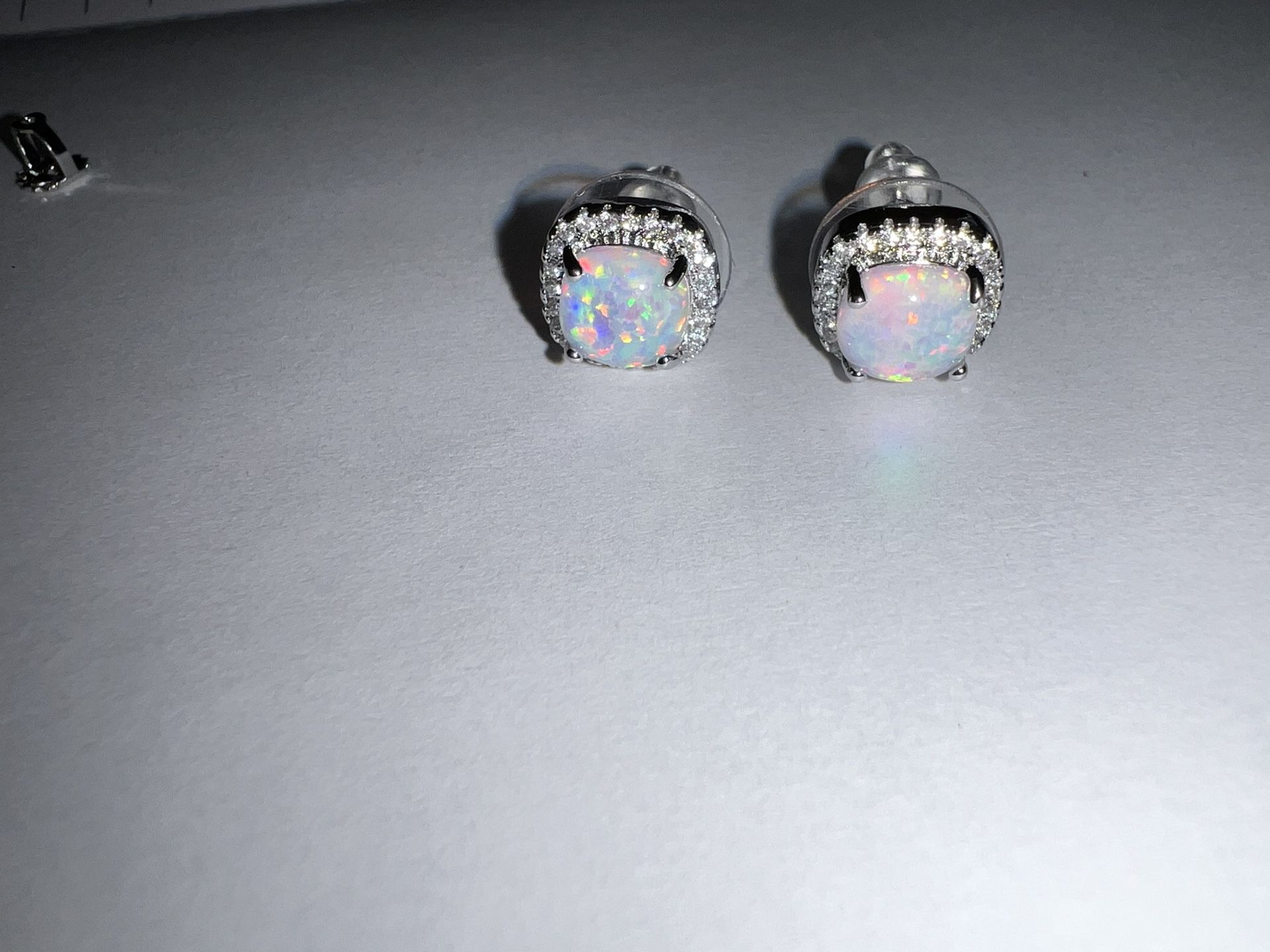 Gem Stone Diamond Earrings