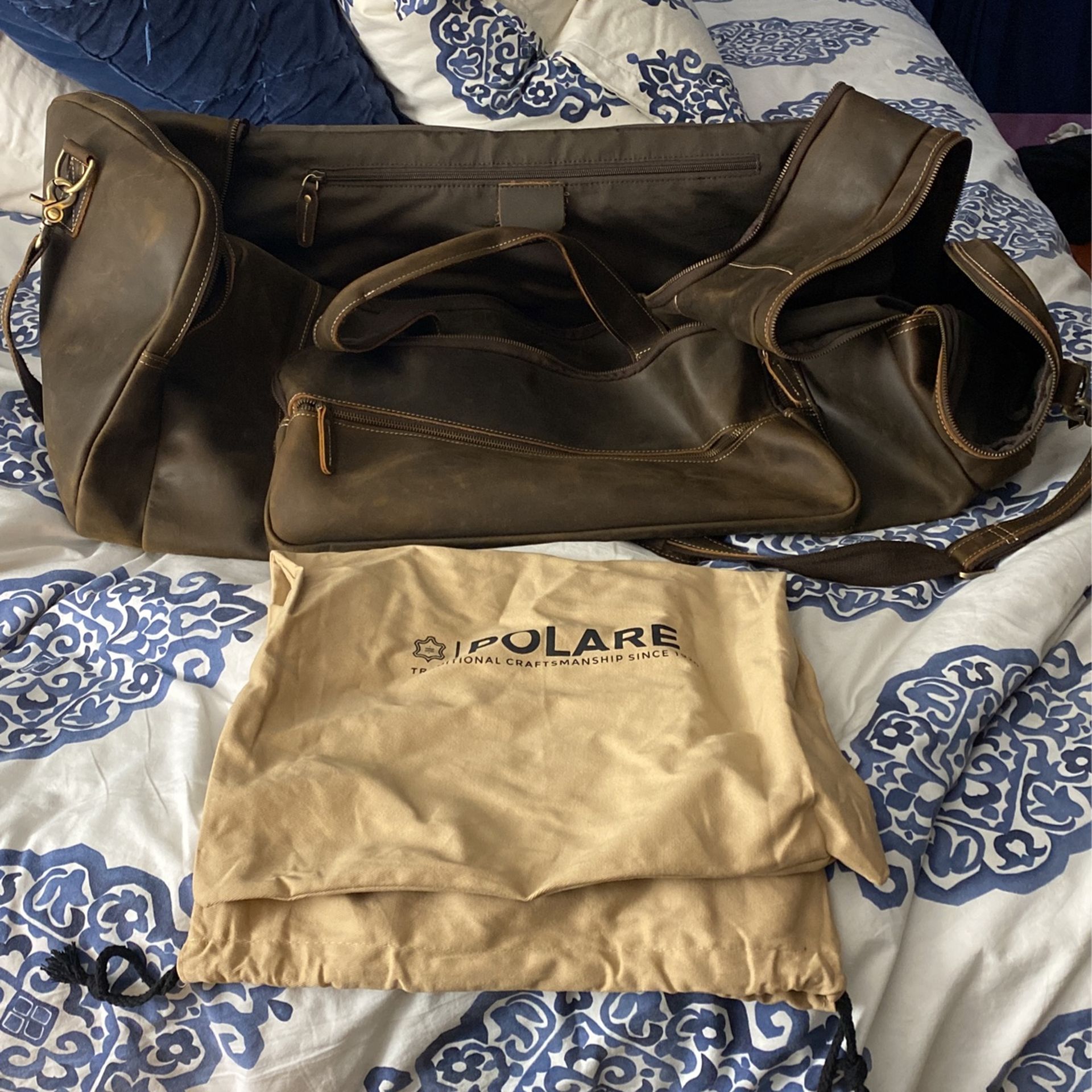 Leather Polare Travel Bag