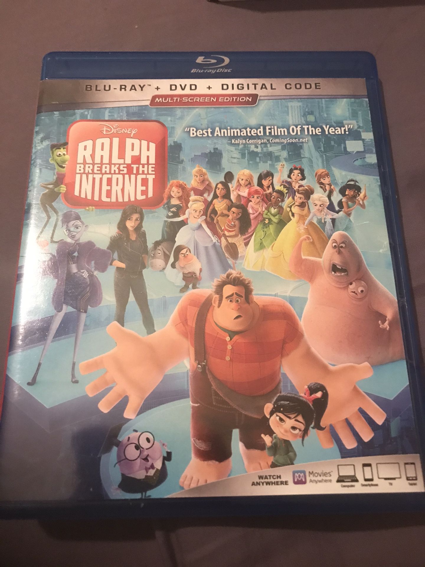 Ralph wrecks the internet Blu Ray