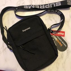 Supreme Black Shoulder Bag  