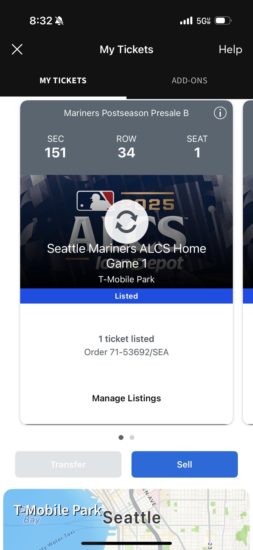 ALCS October 15th GREAT SEATS!!