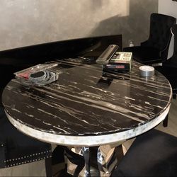 Black Marble Dining  Set