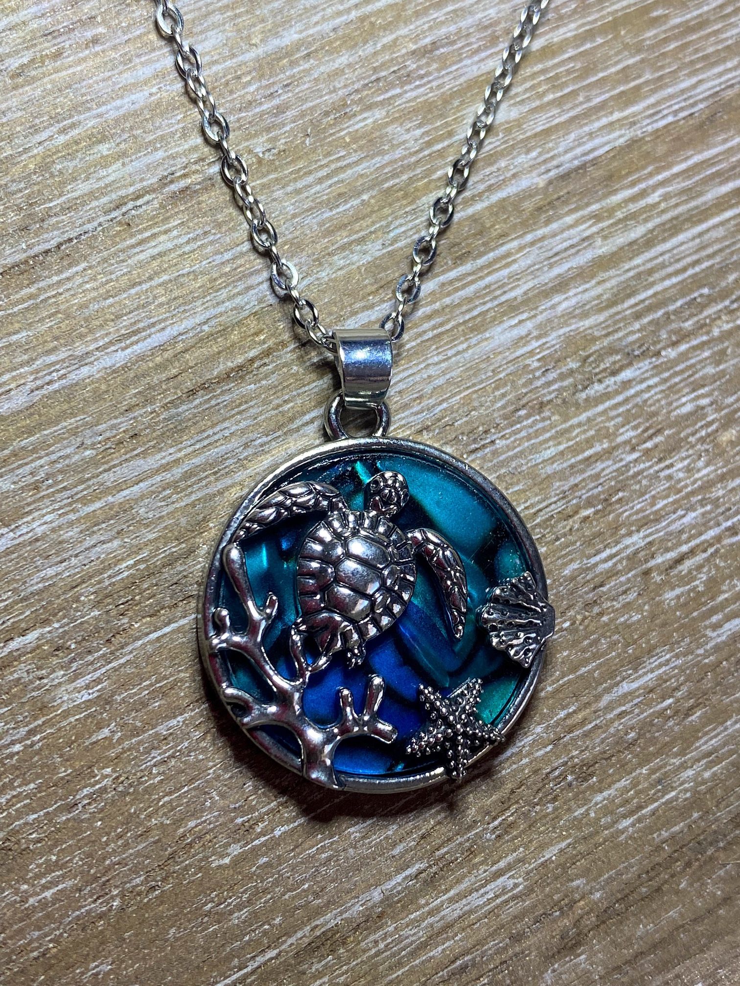 New Coastal Sea Turtle Necklace