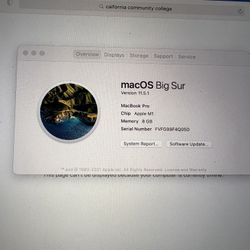 2020 Mac Book Pro 