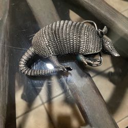 Very Rare” Vintage Armadillo Belt Buckle 1980 Bergamot Brass Works Made In USA Wildlife, new 