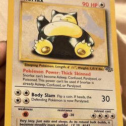 Snorlax #27 Pokemon Jungle Non Holo