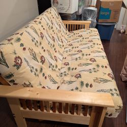 Futon With Hardwood Frame