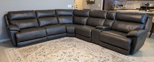 Leather Sectional