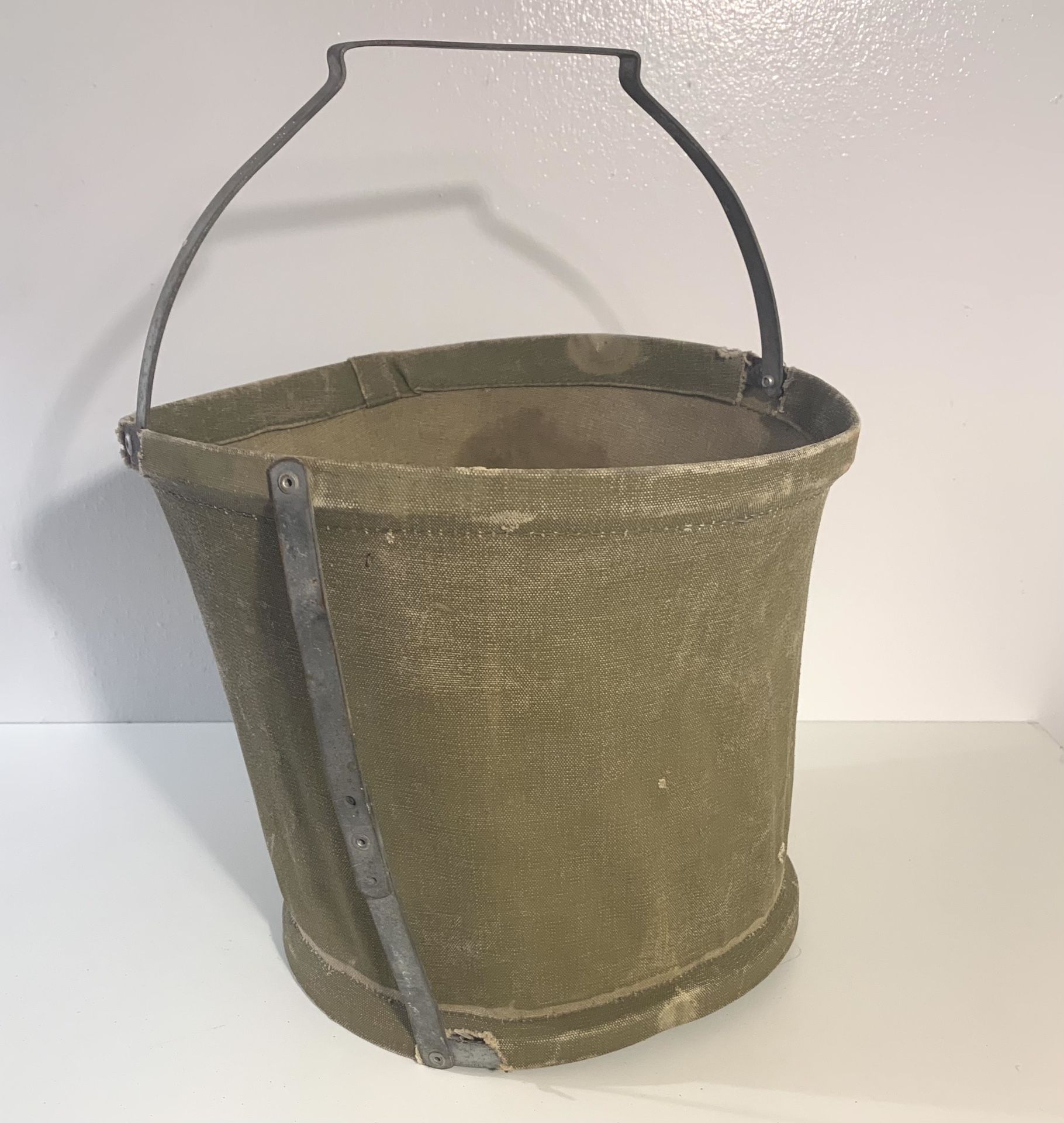 Vintage WW2 Canvas Bucket