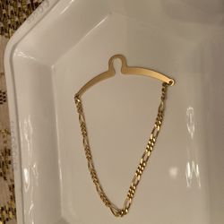 2 3/8” Alternating link Chain Vintage Tie Bar
