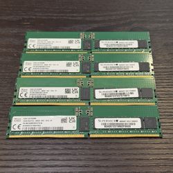 Lot of 4x SKHynix 32GB 2Rx4 PC5-4800B ECC RDIMM RAM