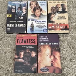 Lot Of 5 VHS Tapes - Mixed Drama Titles 1980s-1990s 