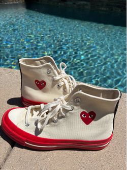 Comme des Garcons CDG Converse Chuck 70 High Red Sole (Size M6/W8)