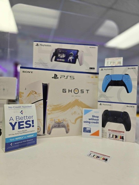 PlayStation 5 Ghost Of Yotei Gold Limited Edition Brand New Bundle-On Payments With Just $10 Down (Limited Time Deal) Hurry Up Grab It Now
