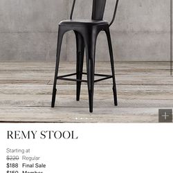 2 Barstools / Chair (REMY Stool)