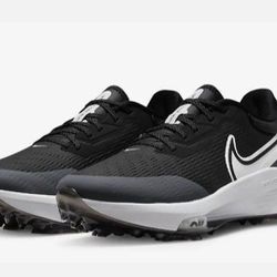 Men's Nike React Air Zoom Tour Infinity ♾️ Next % Pro Black White Golf Cleats Sz 11⛳️