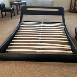 Full Size LED Platform Bed Frame