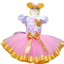 Minnie Mouse Pink & Gold Set