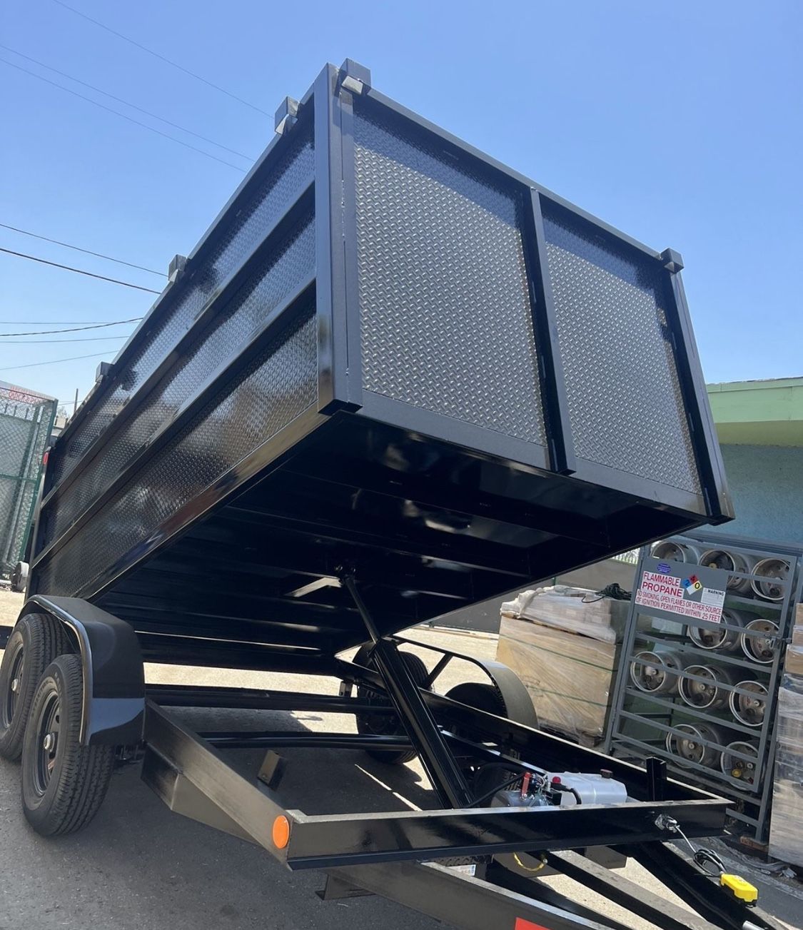 2022 Dump Trailer Material handling