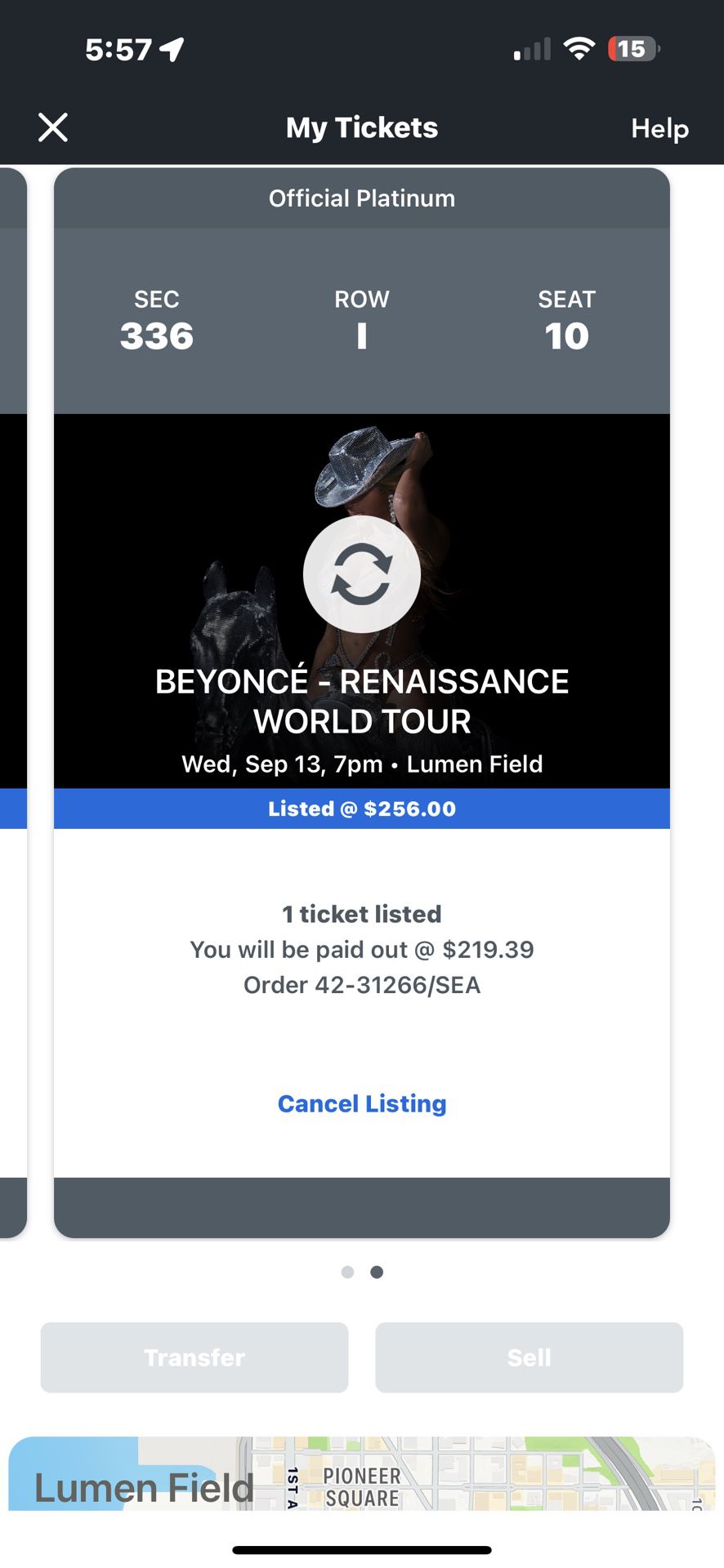 Beyoncé  Seattle Tickets