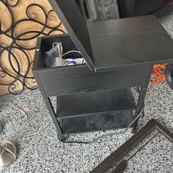 Black Side Table