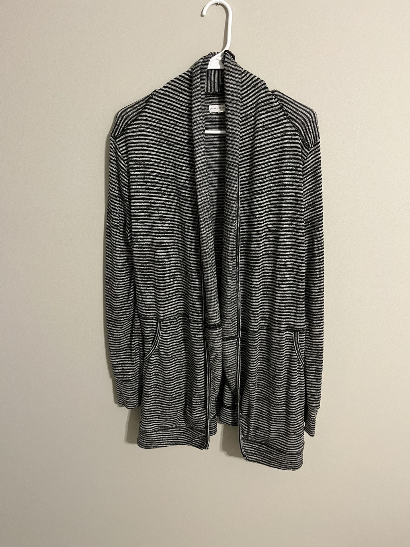 Black And White Cardigan