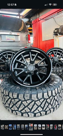 Dodge ram wheels and tires 20x12 with 35”