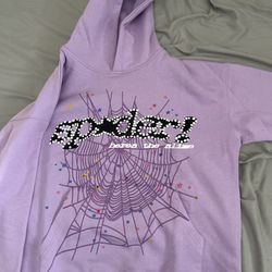  Sp5der Açaí Hoodie 'Purple'