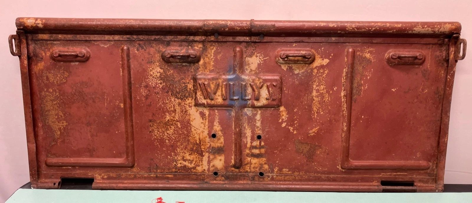 EMBOSSED Willys heavy steel tailgate 