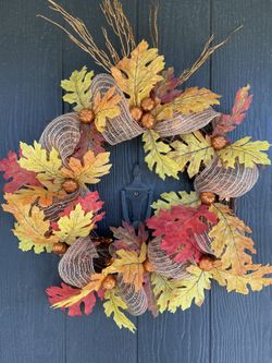 Fall And Christmas Wreaths
